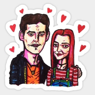 Buffy, vampire slayer, willow, Xander, Sunnyvale, scooby gang Sticker